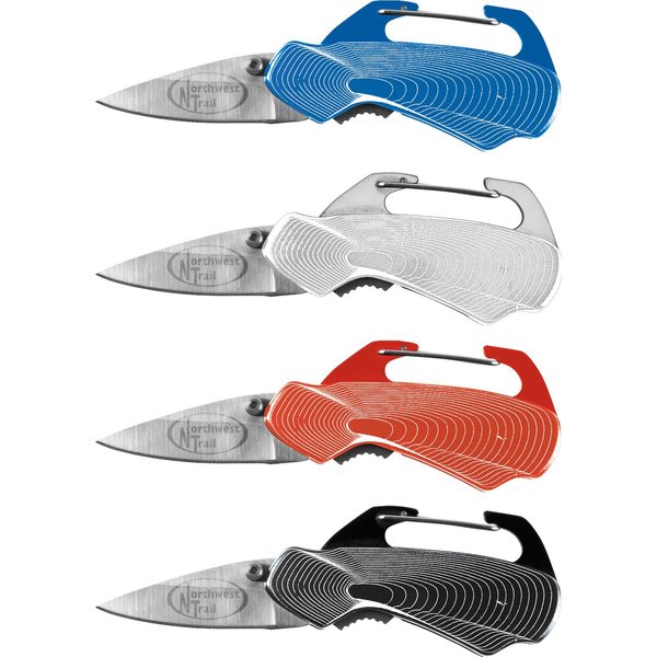 Performance Tool Performance Tool Assorted Stainless Steel 4" Folding Knife W3210